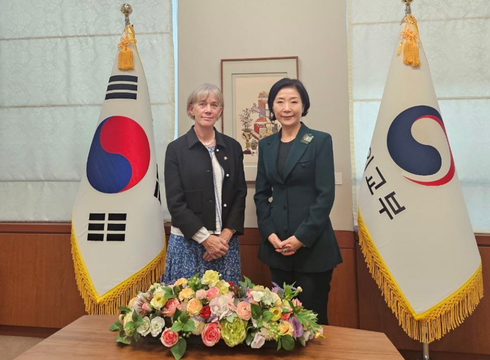 오영주 2차관, 영국 정부수석과학자문관 접견