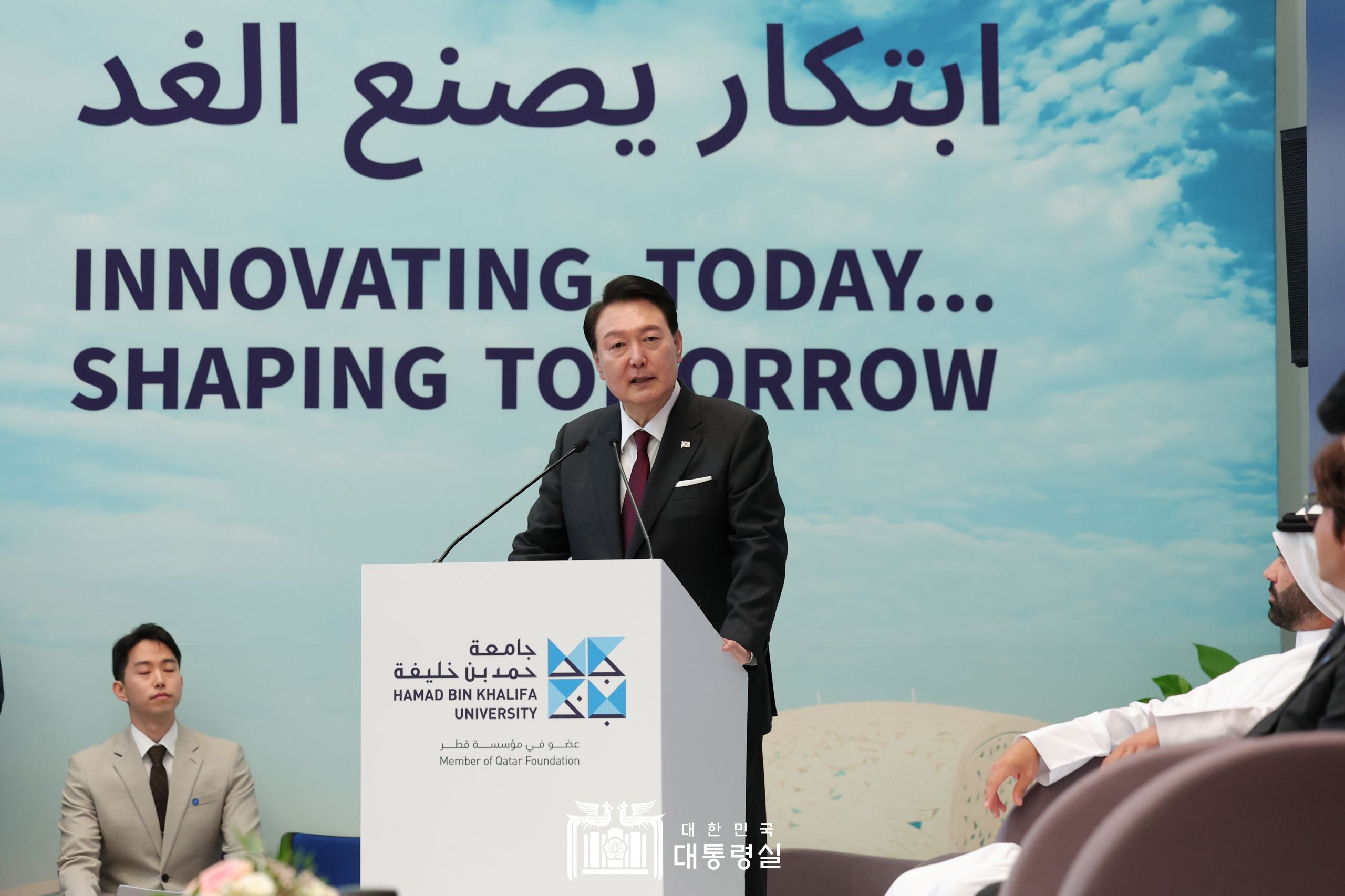 모스크 방문 및 청년 리더와의 대화 인사말